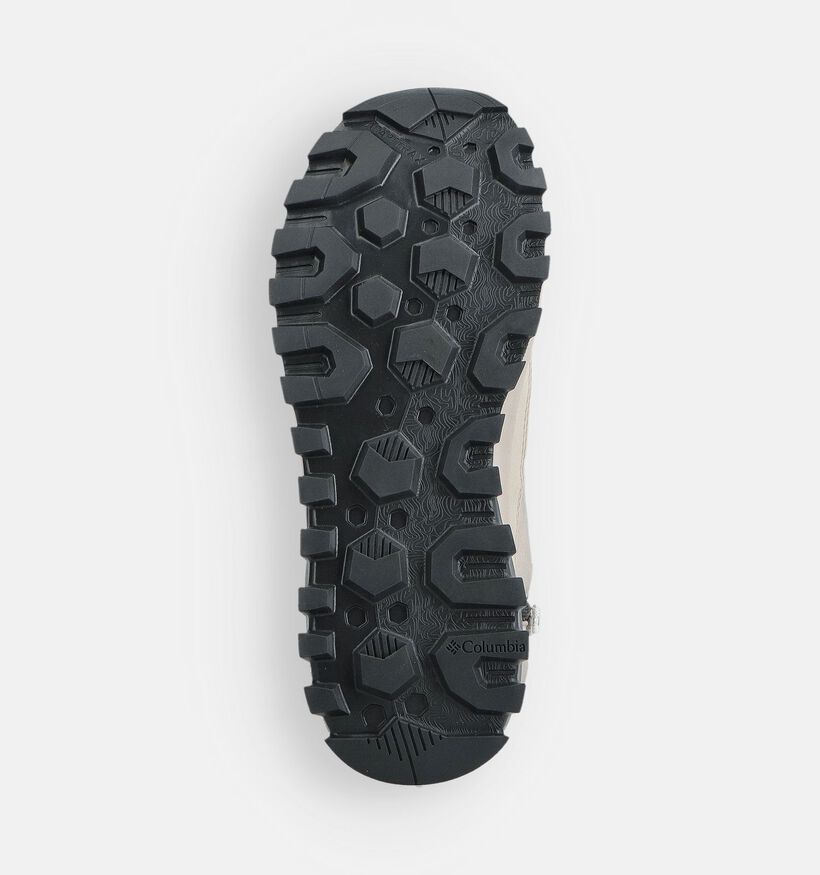 Columbia Snowtrot Mid Bottes de neige en Écru pour femmes (359533) - pour semelles orthopédiques