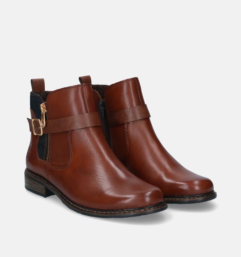 Rieker Bottines basses en Cognac pour femmes (328431)