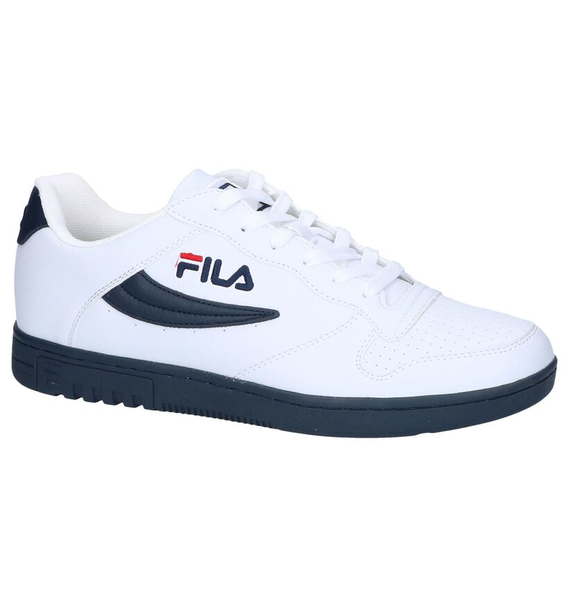 Fila FX100 Low Witte Sneakers in kunstleer (240884)