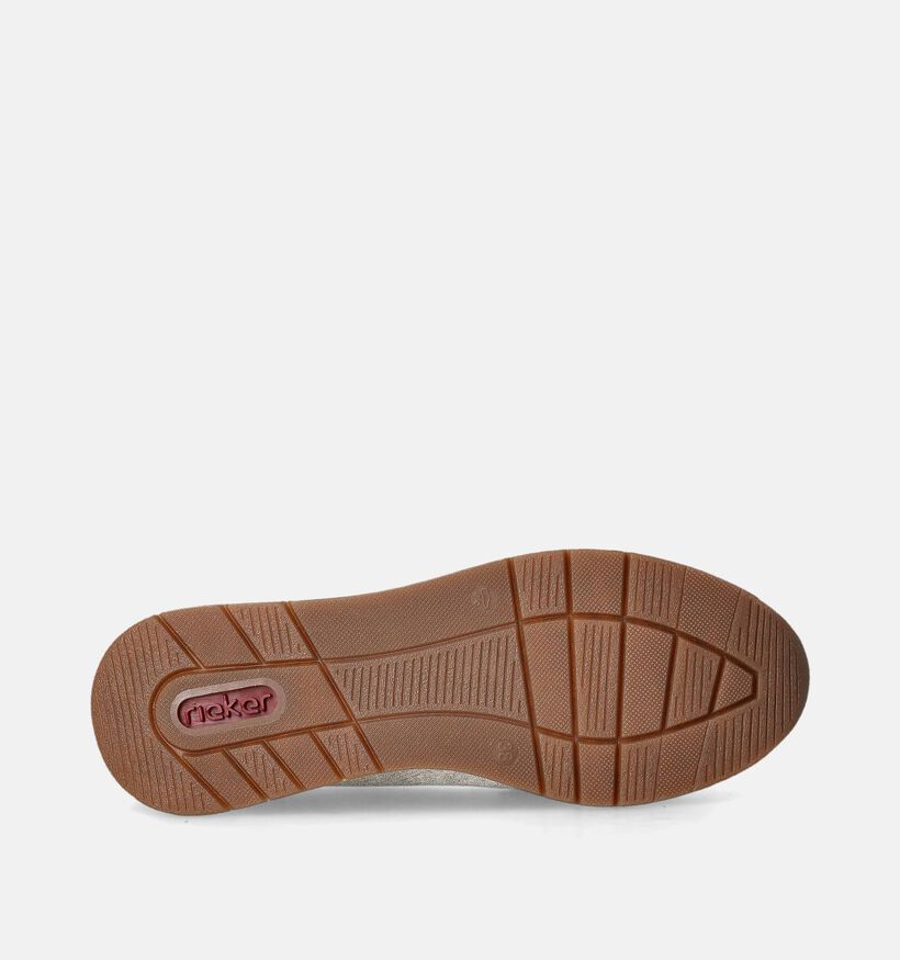 Rieker Gouden Mocassins voor dames (351237) - geschikt voor steunzolen