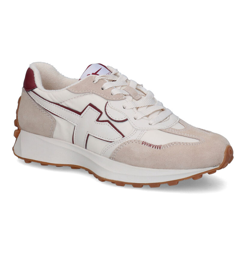 Tamaris Ecru Sneakers in kunstleer (313190)