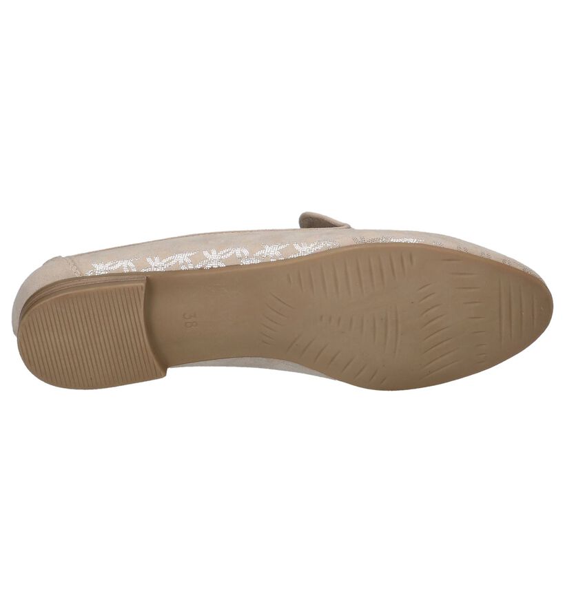 Marco Tozzi Beige Loafers in stof (214456)