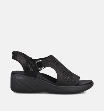 Skechers Sandalen Zwart/Taupe