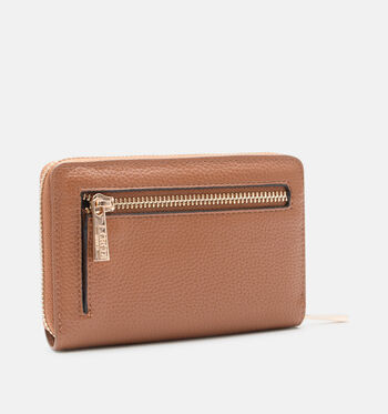 L.Credi Portemonnees Zwart/Cognac/Bruin/Bordeaux