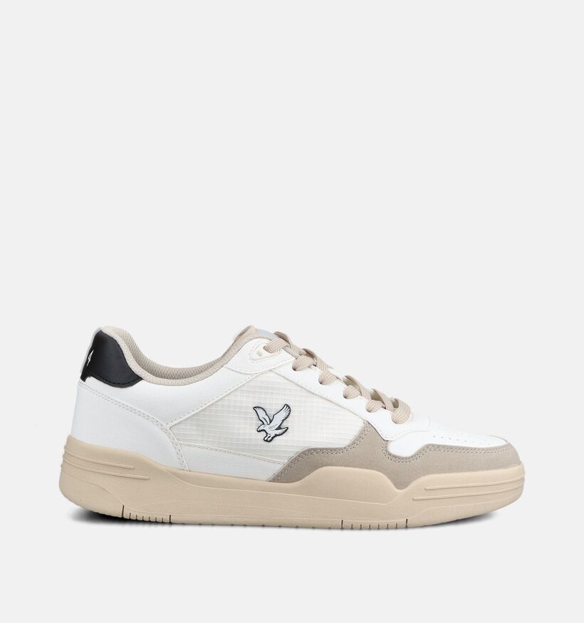 Lyle & Scott Chaussures plates en Blanc pour hommes (378098) - pour semelles orthop&eacute;diques