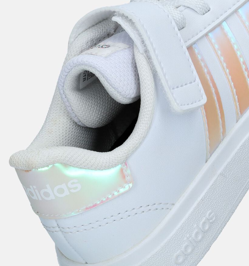 adidas Grand Court 2.0 EL Witte Sneakers voor meisjes (332129) - geschikt voor steunzolen