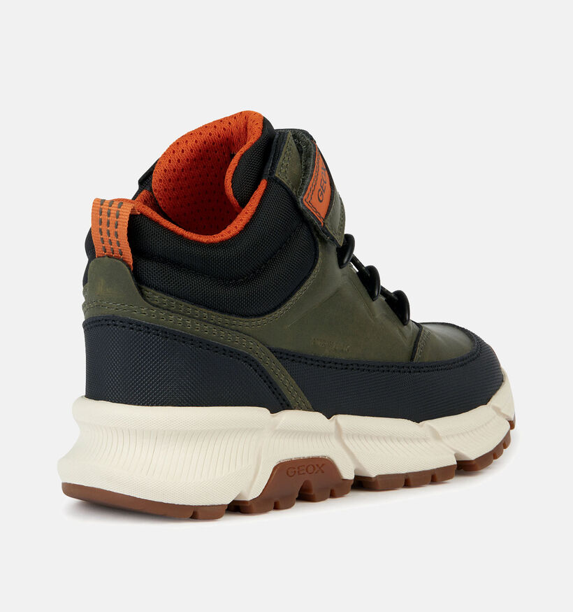 Geox Flexyper Plus Kaki Hoge Schoenen voor jongens (361927) - geschikt voor steunzolen