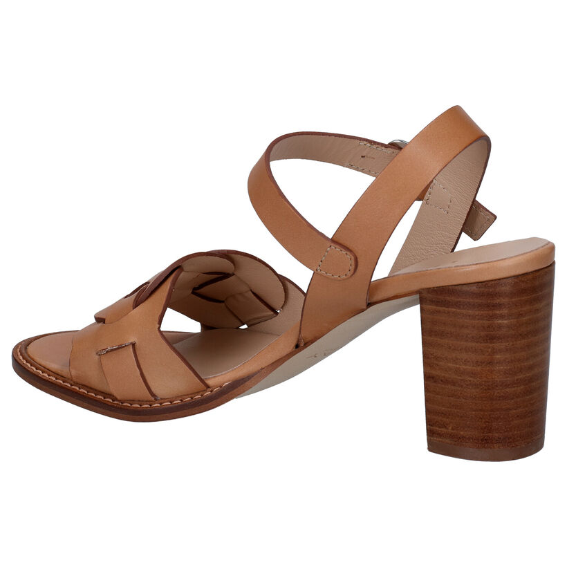 JHay Cognac Sandalen in leer (289500)