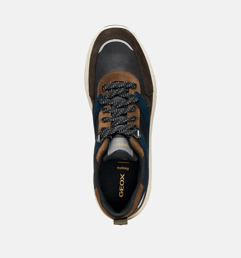 Geox Spherica Chaussures plates en Marron pour hommes (360101) - pour semelles orthopédiques