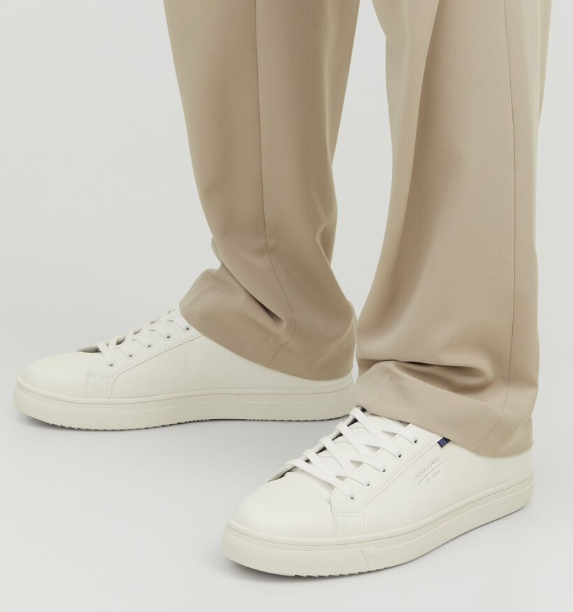 Jack & Jones Bale Witte Veterschoenen voor heren (352928) - geschikt voor steunzolen