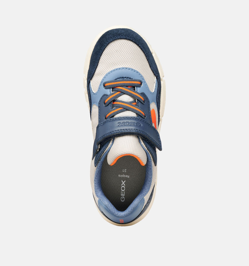 Geox Flextyper Lichtgrijze Schoenen voor jongens (368427) - geschikt voor steunzolen