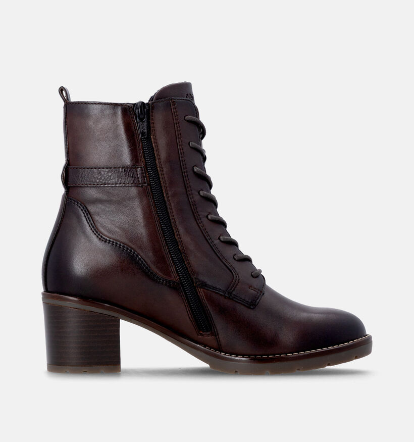 Remonte Bottines &agrave; talons en Brun fonc&eacute; pour femmes (377951)