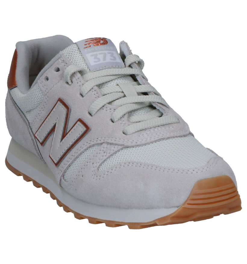 New Balance WL 373 Baskets en Brun en daim (293660)