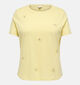 ONLY Carmakoma Zenia T-shirt en Jaune pour femmes (374877)