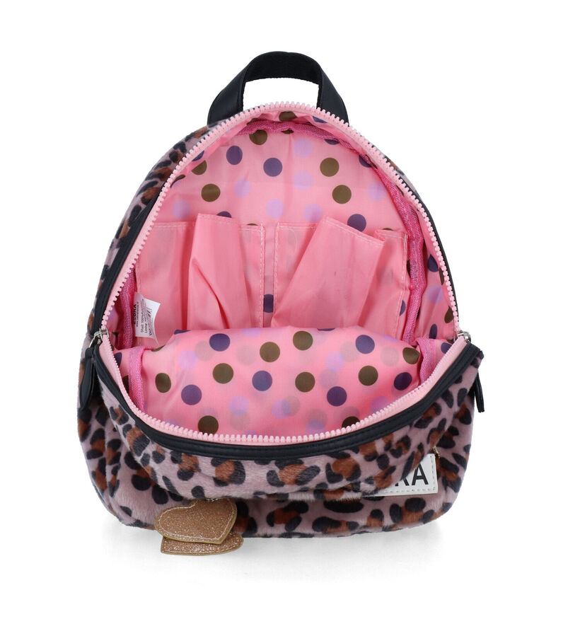 Zebra Roze Rugzak in stof (319074)