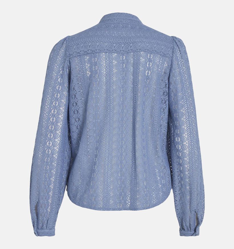 Vila Chikka Lace Blouse dentelle en Bleu pour femmes (335448)