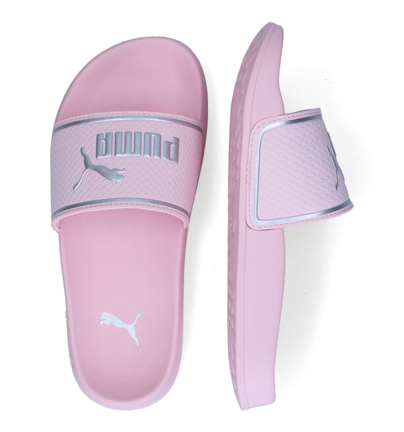 Puma Leadcat 2.0 Claquettes de picine en Rose pour filles (350396)