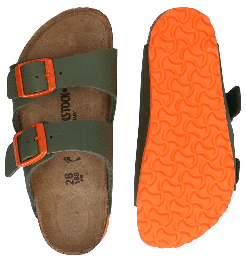 Birkenstock Arizona Zwarte Slippers voor jongens, meisjes (352238)