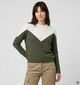 Vero Moda Plaza Groene/Beige Trui voor dames (377627)