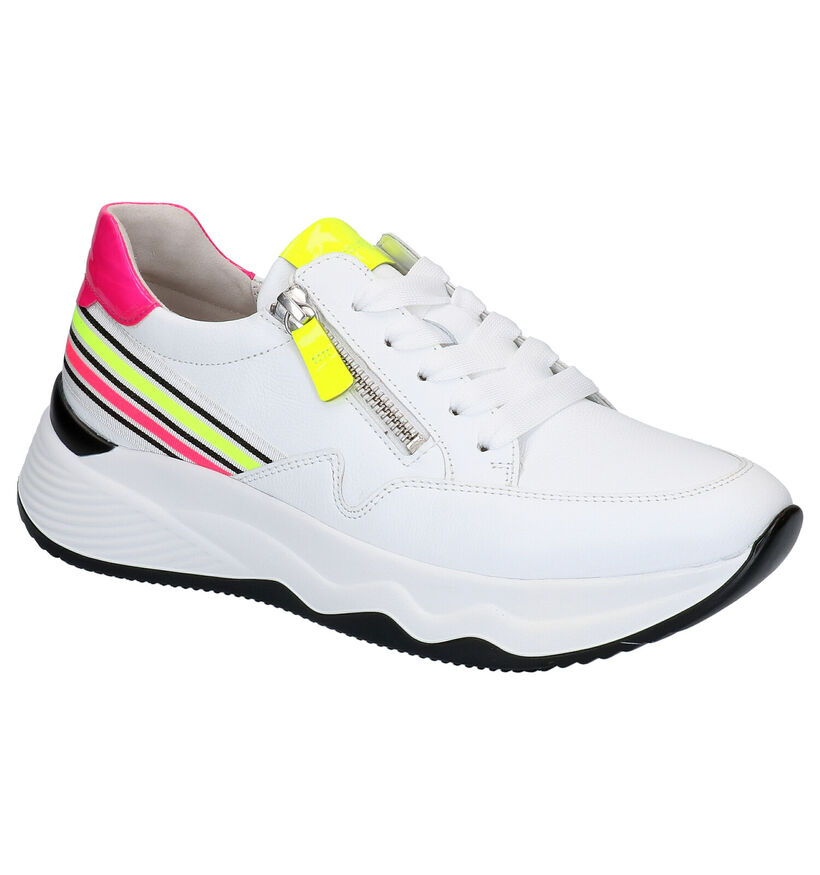 Witte Sneakers Gabor Best Fitting in leer (271545)