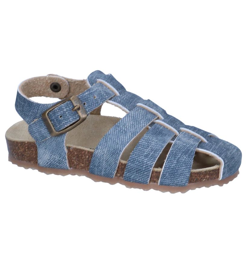 Blauwe Sandalen Milo & Mila in kunstleer (245129)