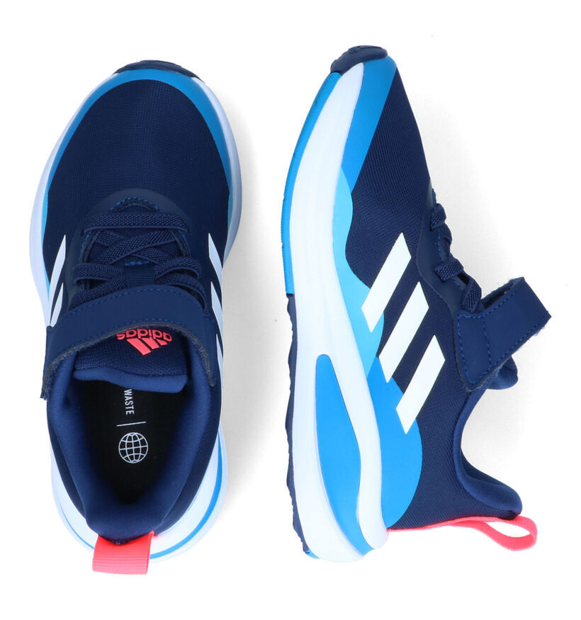 adidas Fortarun Blauwe Sneakers voor jongens (308056) - geschikt voor steunzolen