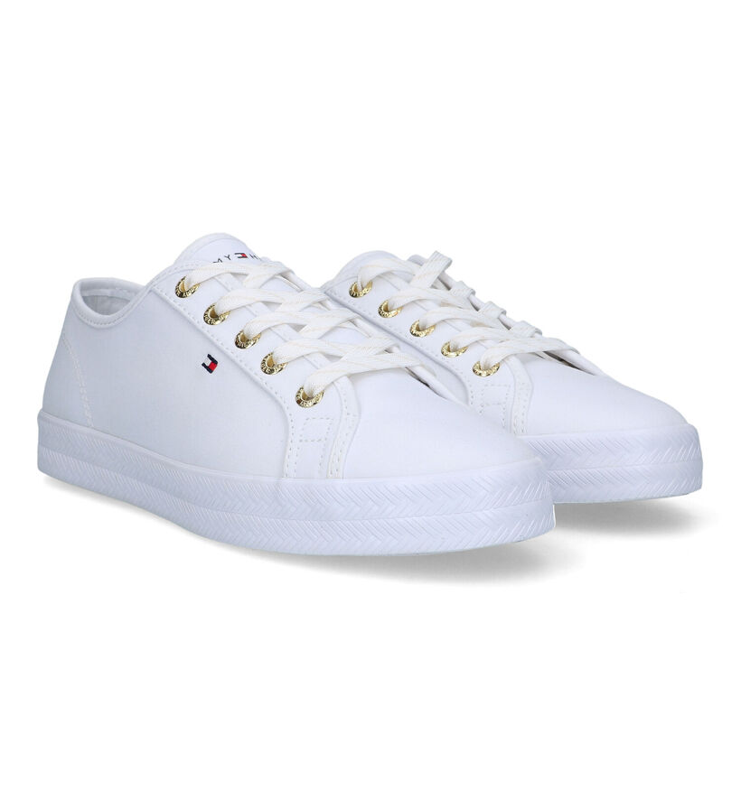 Tommy Hilfiger Essential Witte Sneakers voor dames (320999)