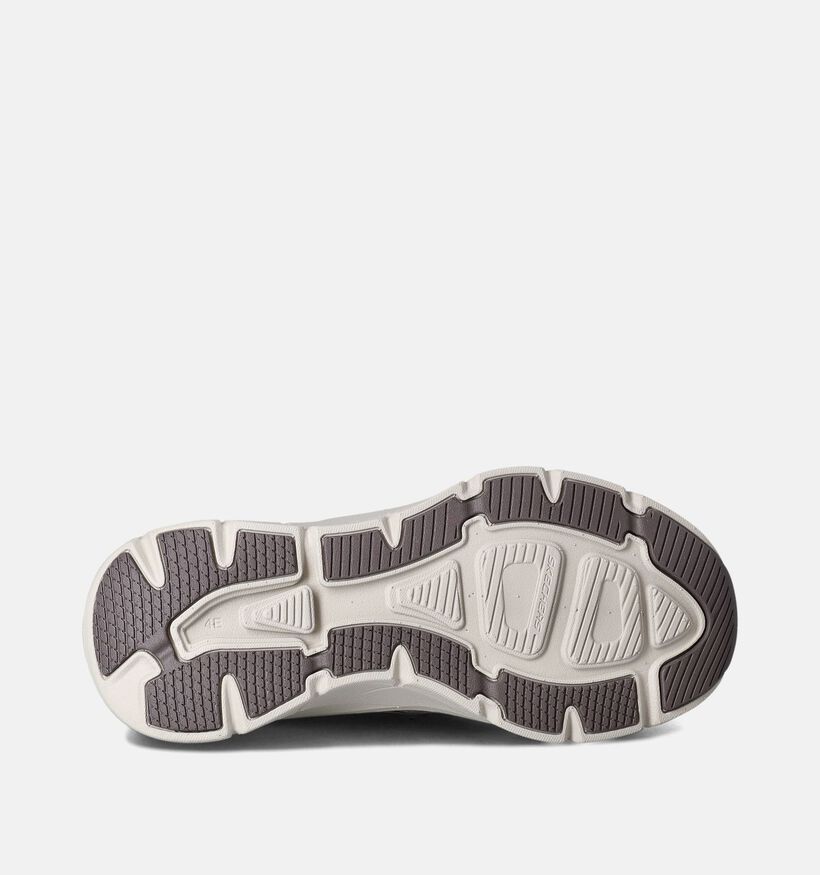 Skechers D'Lux Walker Taupe Slip-ins voor heren (353224) - geschikt voor steunzolen