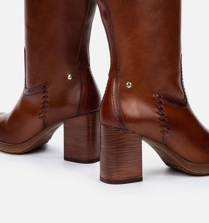 Pikolinos Palencia Bottes hautes en Cognac pour femmes (379311)