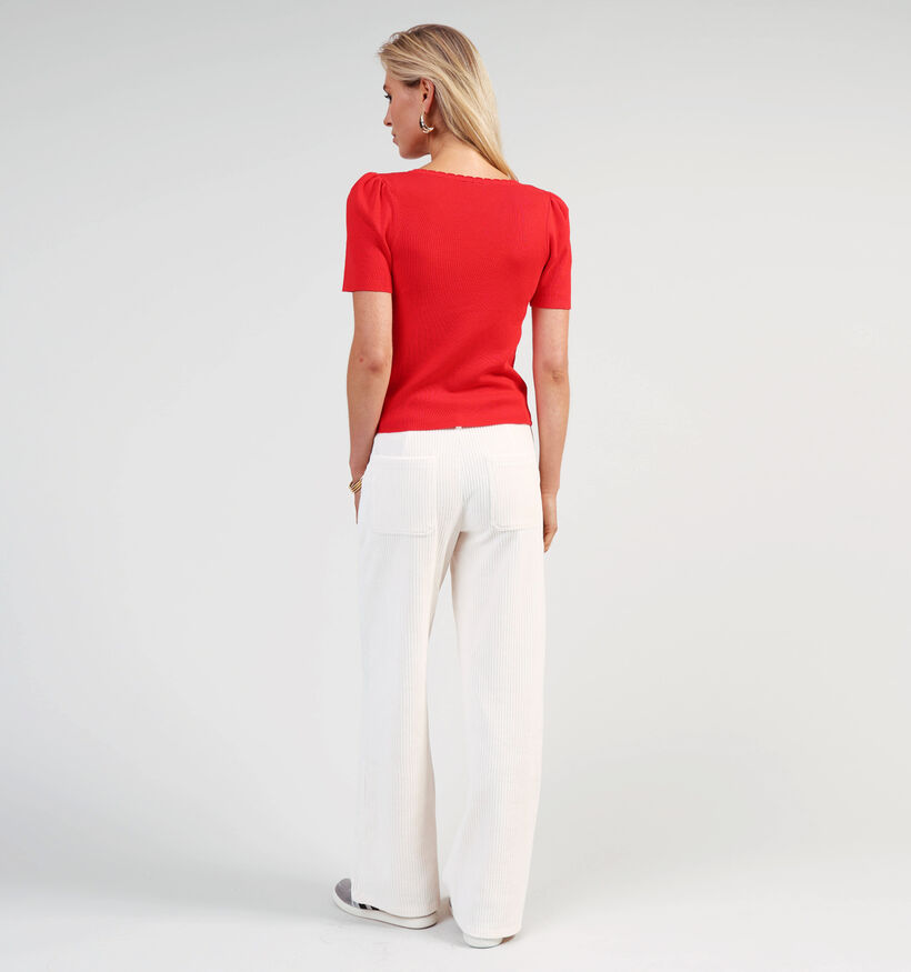 Pieces Juline Knit Rode Cardigan voor dames (362263)