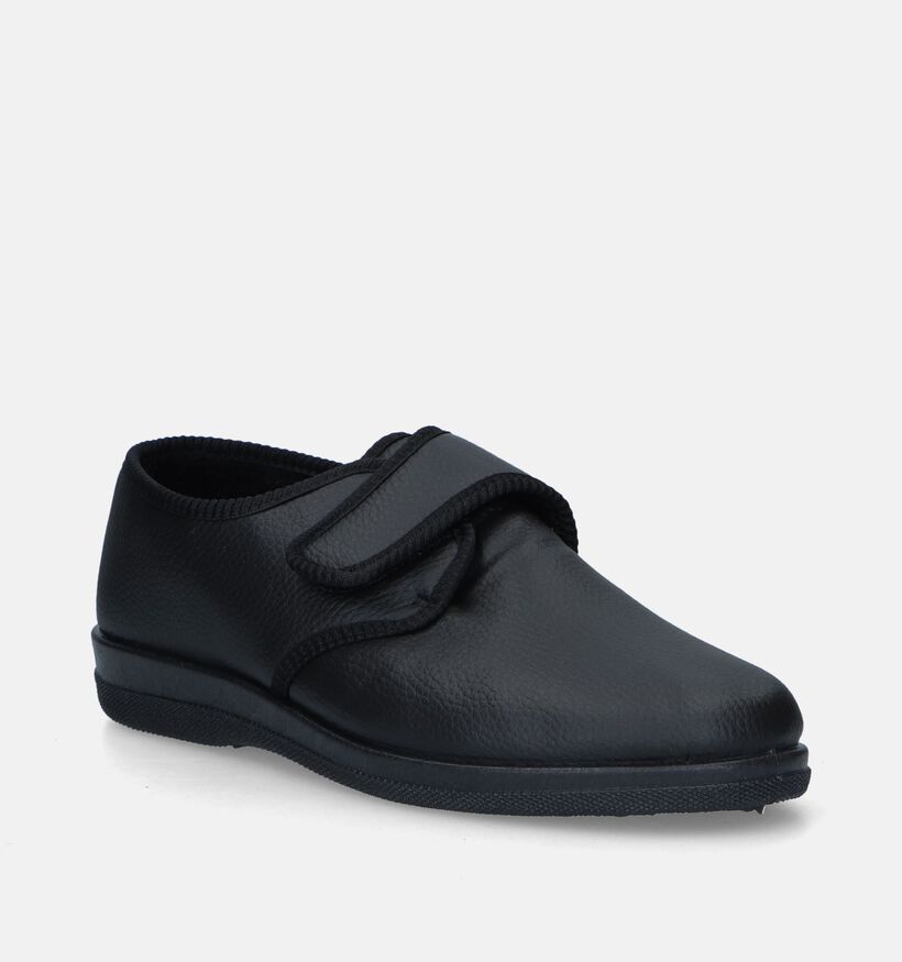 Slippers Comfort Pantoufles fermées en Noir pour hommes (295625)