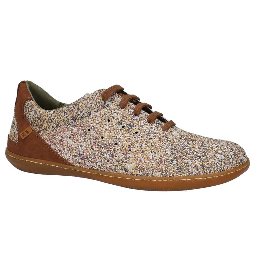 El Naturalista Chaussures à lacets en Cognac en cuir (214143)