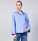 Vila Viagga Lichtblauwe Blouse met Lange Mouwen voor dames (369185)