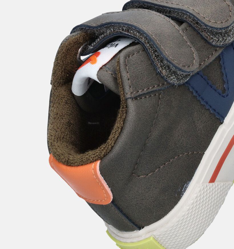 Victoria Kaki Hoge schoenen voor jongens (347119)