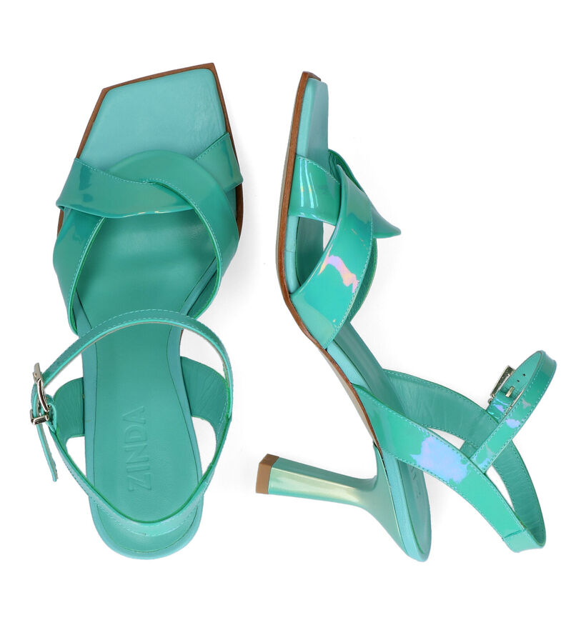 Zinda Turquoise Sandalen voor dames (308363)