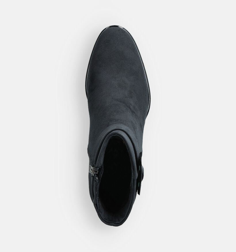 Marco Tozzi Bottines &agrave; talons en Bleu fonc&eacute; pour femmes (378509)