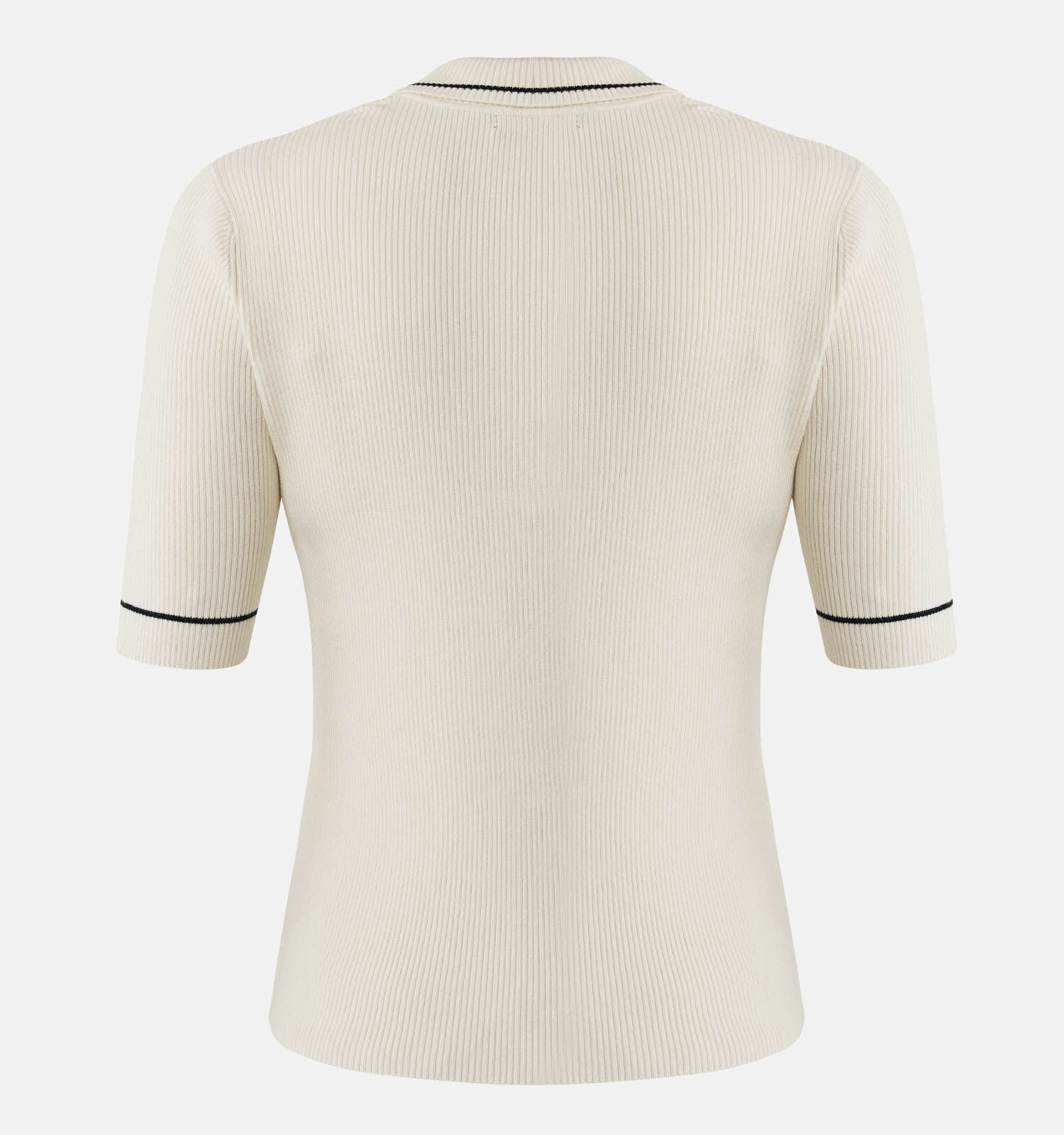 Mexx Ecru Gebreide polo Dames Truien Online op TORFS.BE