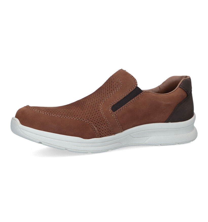 Rieker Chaussures à enfiler en Cognac pour hommes (320273) - pour semelles orthopédiques