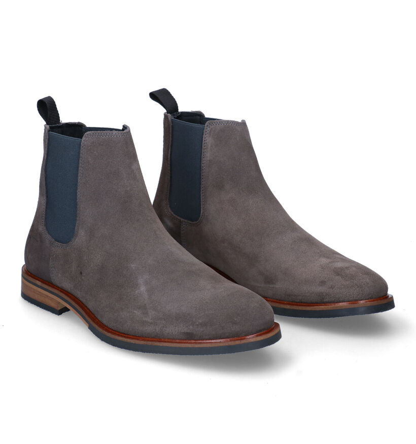 Bullboxer Bruine Chelsea Boots voor heren (312624) - geschikt voor steunzolen