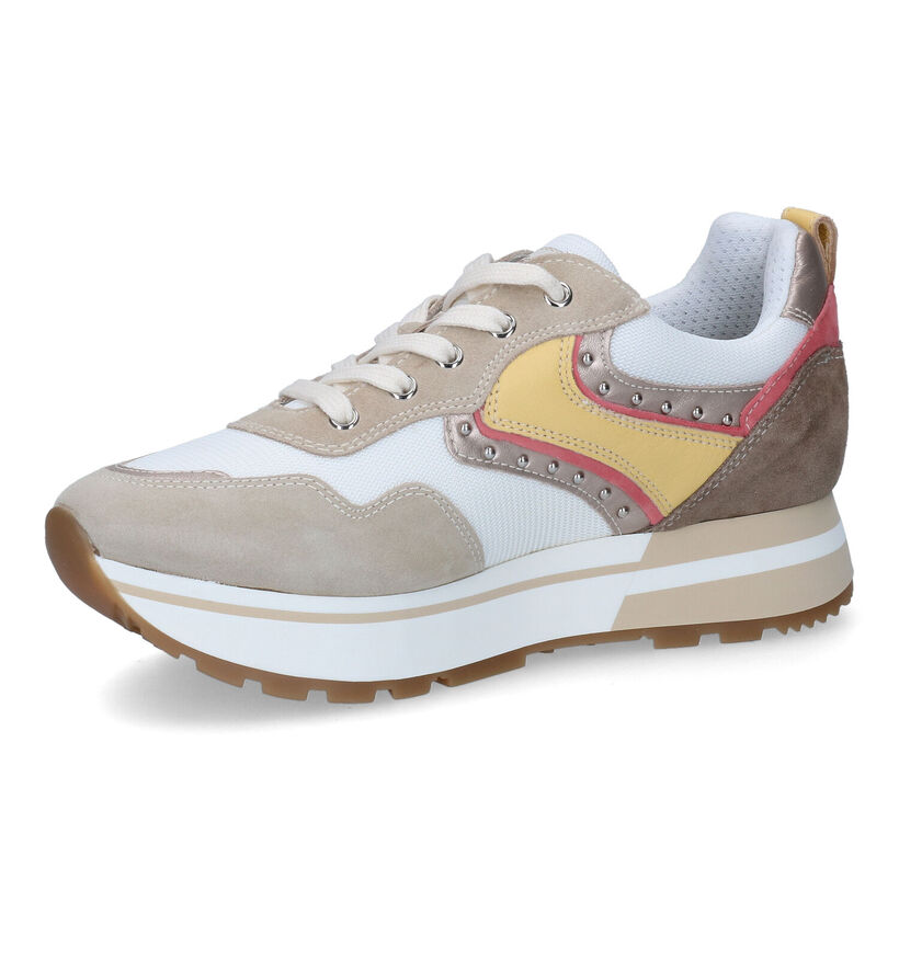 NeroGiardini Baskets casual en Beige clair pour femmes (307498) - pour semelles orthopédiques