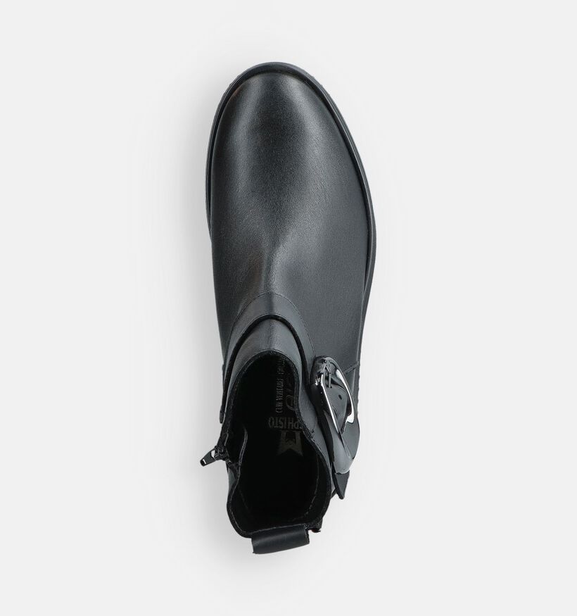 Mephisto Badia Bottines plates en Noir pour femmes (362822) - pour semelles orthopédiques