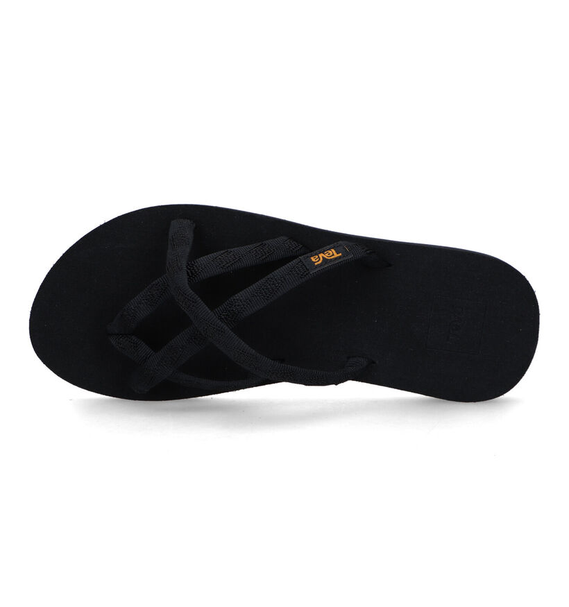 Teva Olowahu Zwart Teenslippers voor dames (321766)