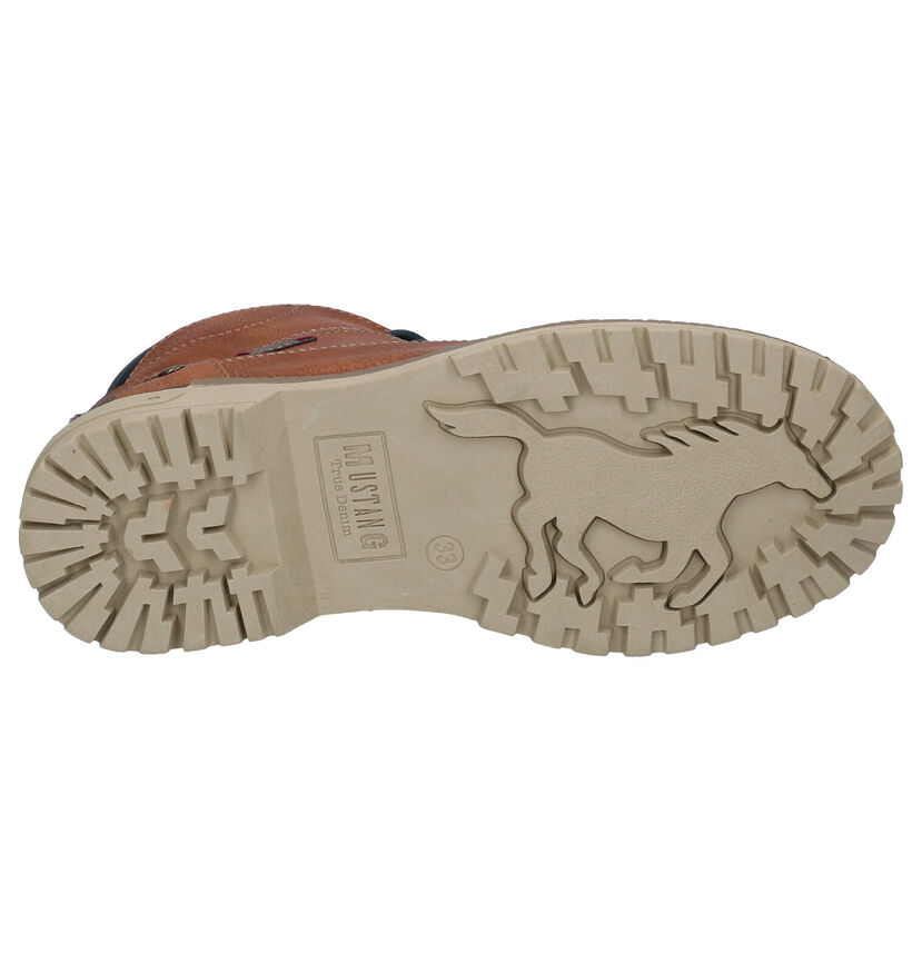 Mustang Cognac Boots voor jongens (313980)