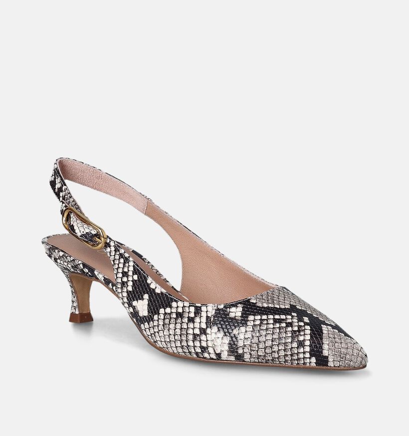 Unisa Ibon Vip Escarpins slingback en Noir pour femmes (357740)