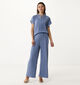 Mexx Blauwe Wijde broek voor dames (358569)