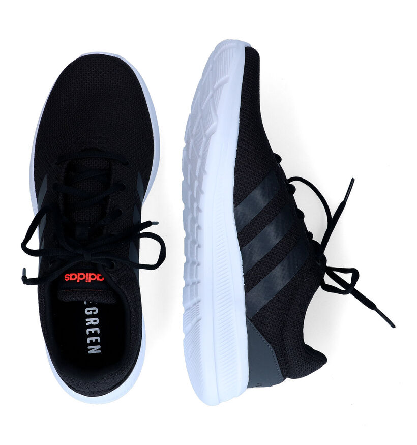 adidas Lite Racer Baskets en Noir en textile (293399)