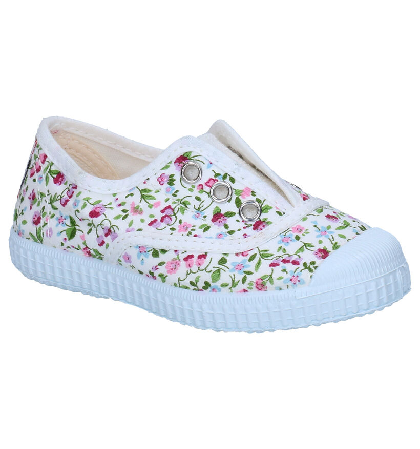 Cienta Witte Slip-on Sneakers voor meisjes (307970) - geschikt voor steunzolen