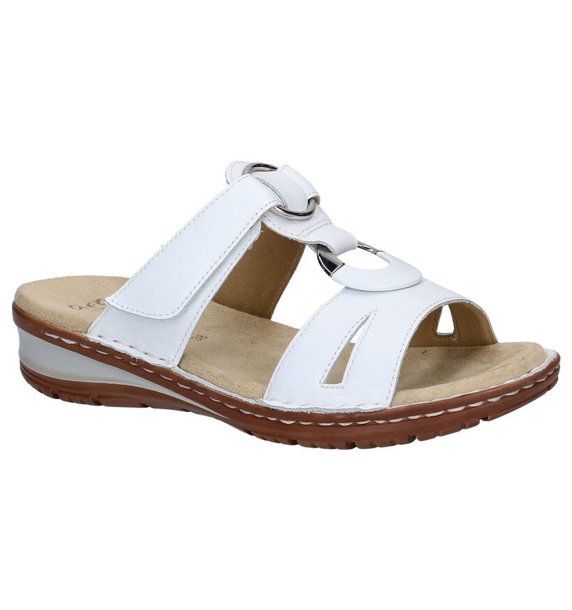 Ara Hawaii Nu-pieds en Blanc en cuir (284440)