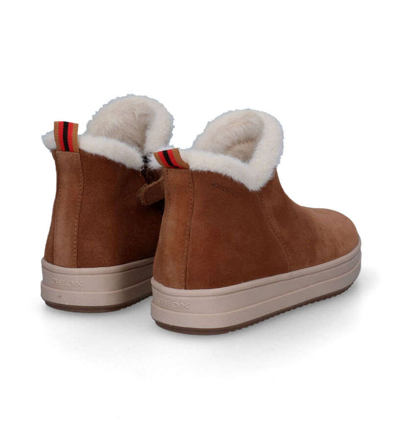 Geox Rebecca Bottines en Naturel en daim (317657)