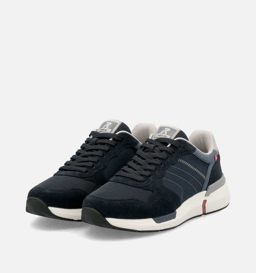Rieker R-Evolution Blauwe Veterschoenen voor heren (351318) - geschikt voor steunzolen